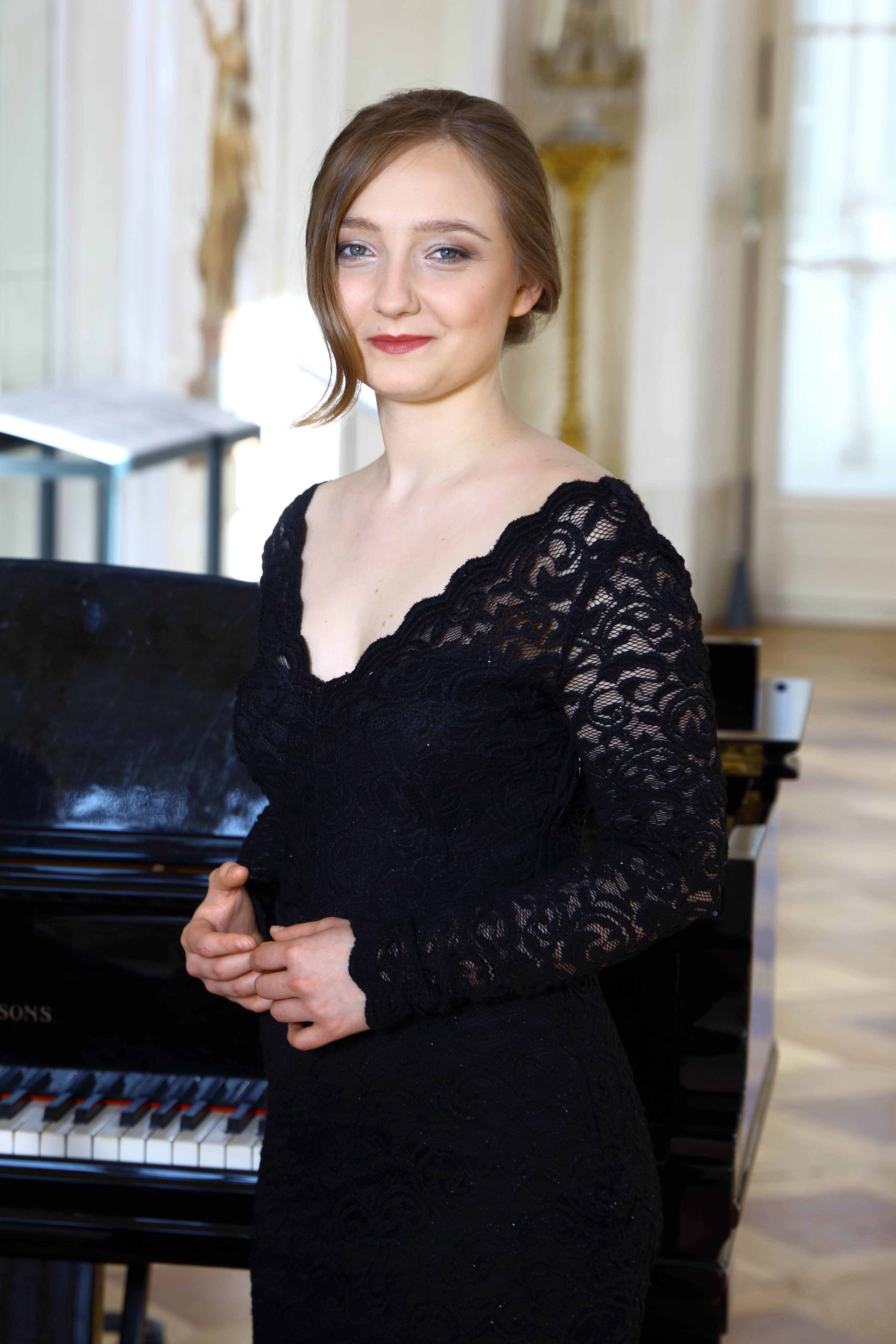 Aleksandra Swigut - fortepiano, foto Bruno Fidrych Plasterstudio