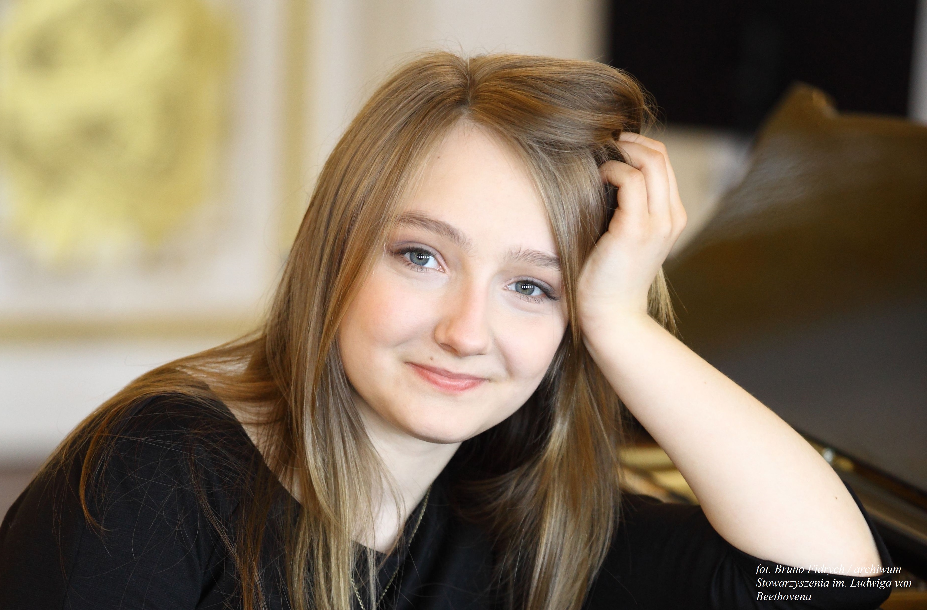 Aleksandra Swigut - fortepiano, foto Bruno Fidrych Plasterstudio