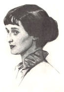 Anna Achmatova (1889 - 1966), portret 1914