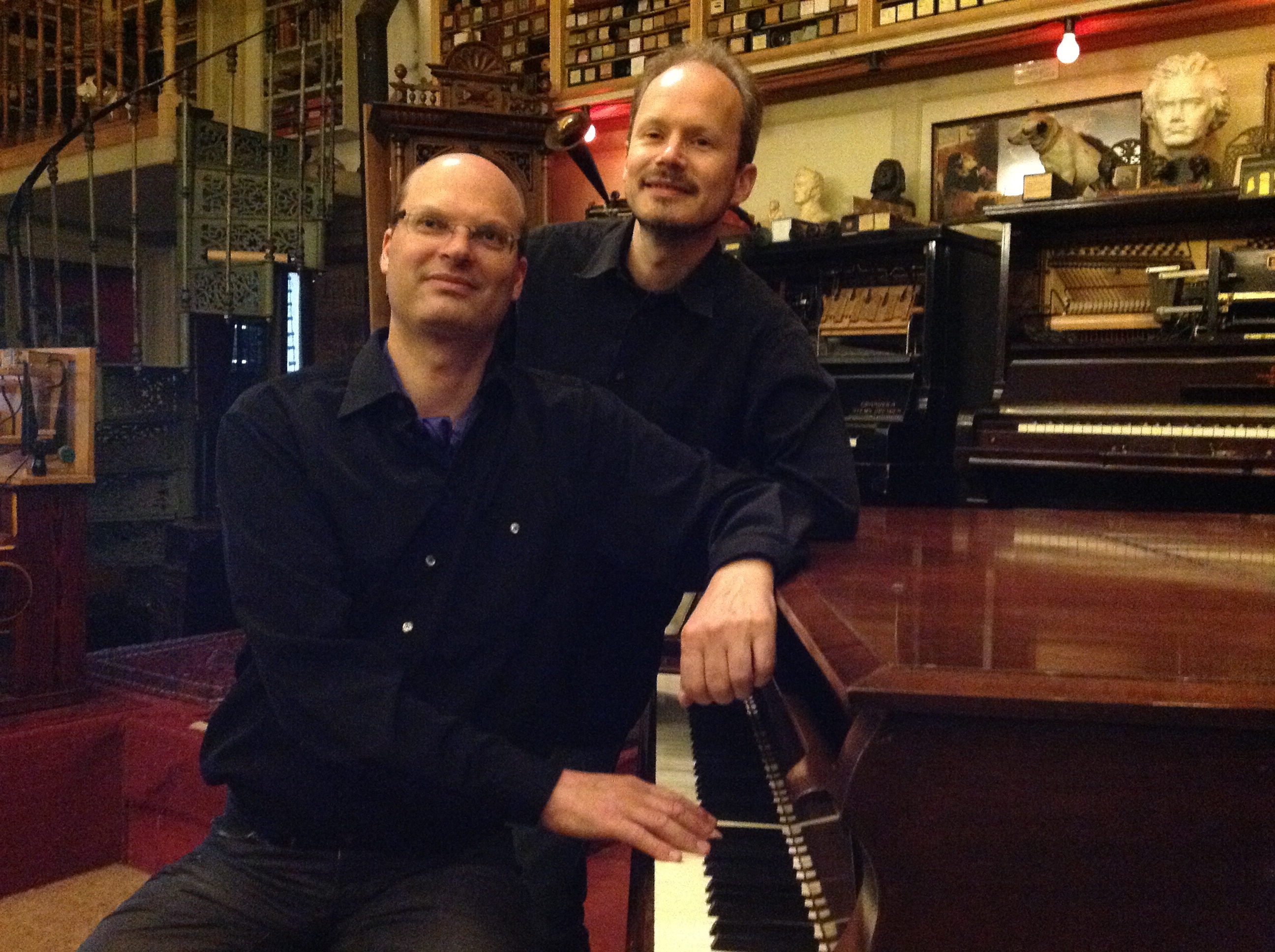 Pianisten Arnaud Rosdorff en Lodewijk Crommelin