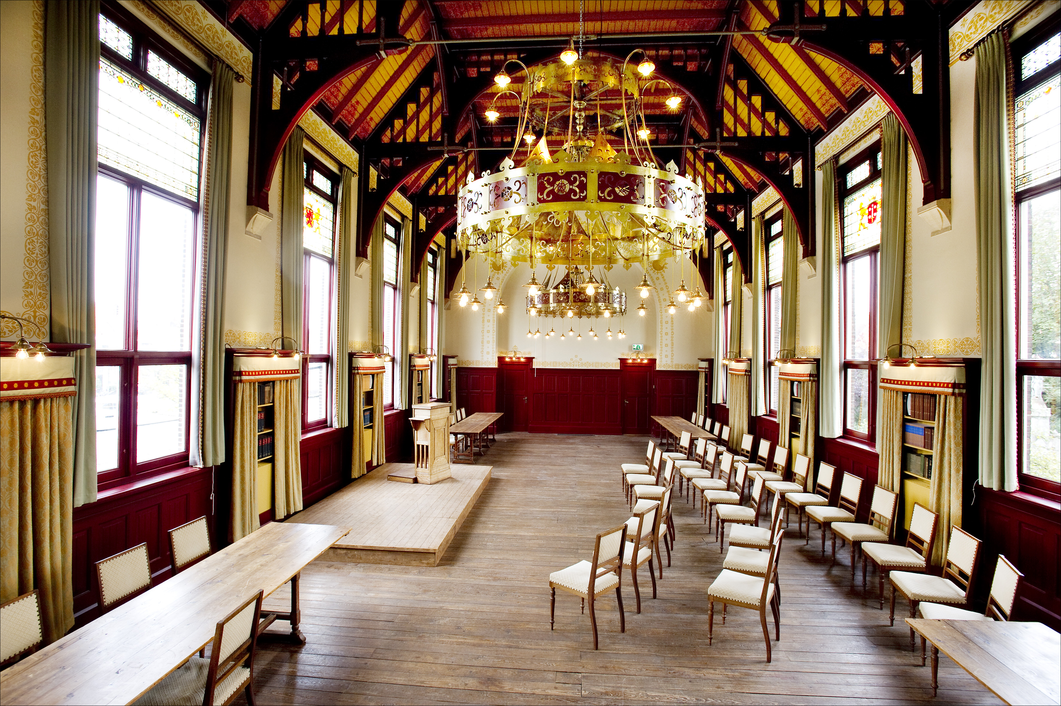 Hodshon Huis, aula, foto United Photos / Paul Vreeker