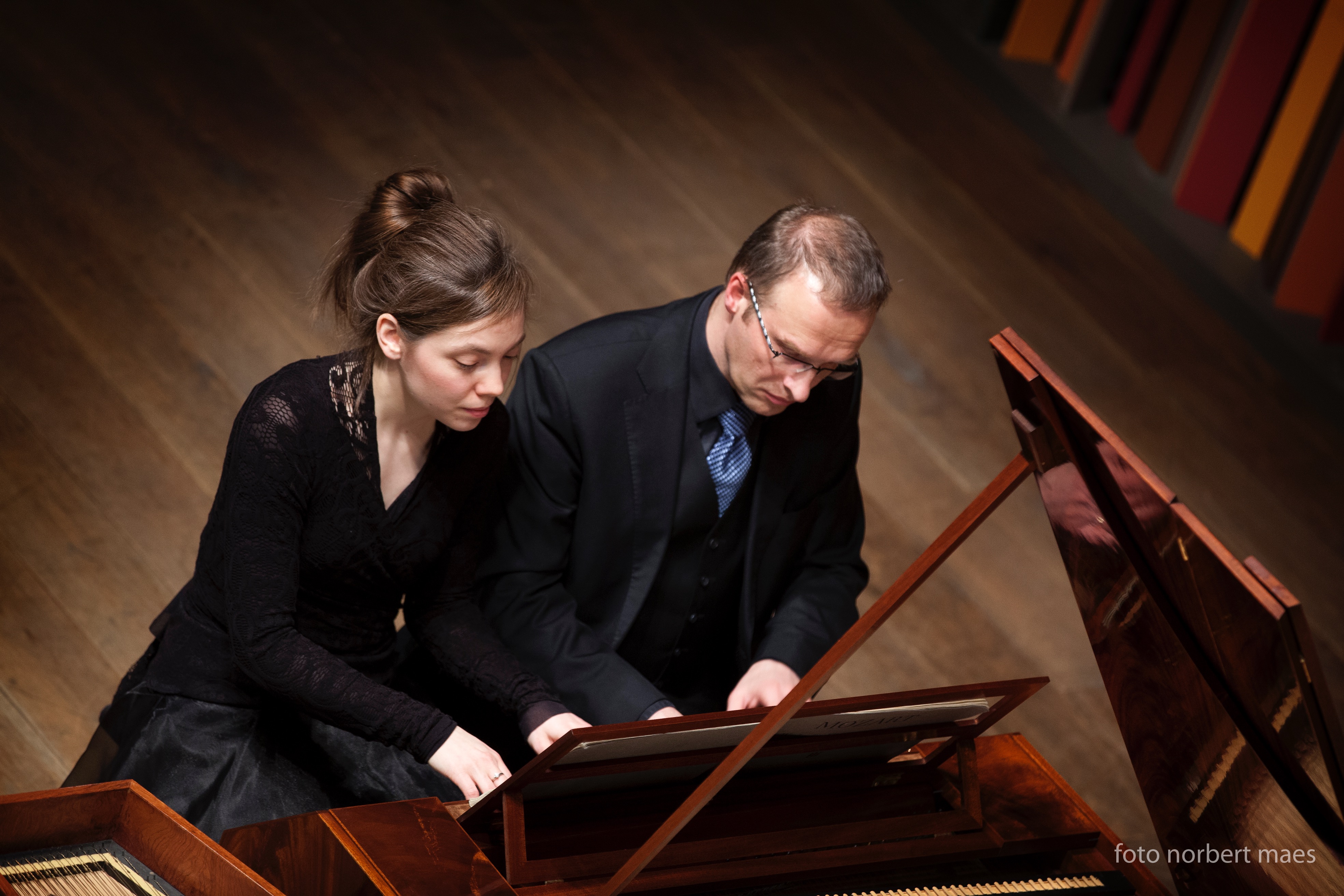 Bart van Oort  en Petra Somlai, foto Norbert Maes