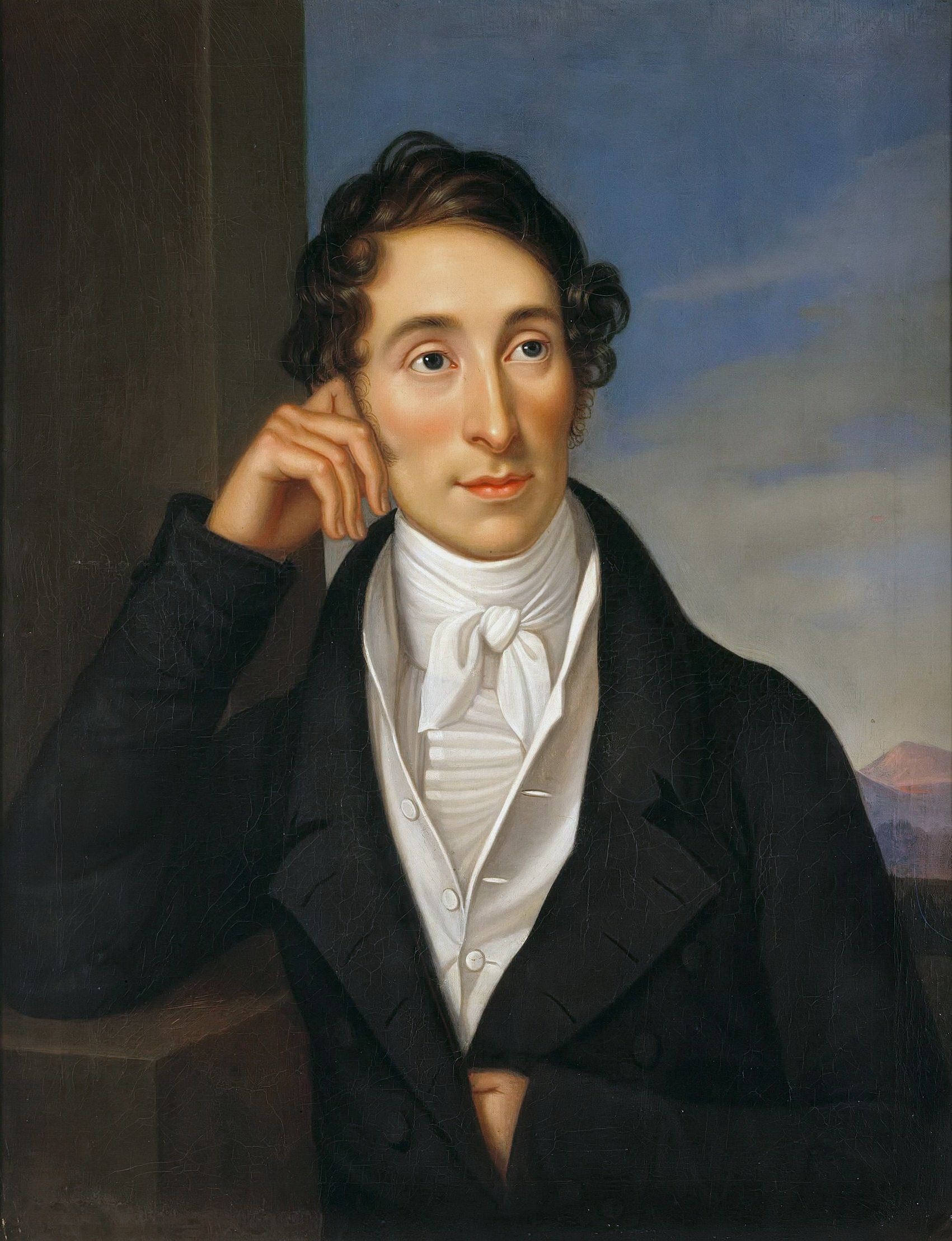 Carl Maria von Weber door Caroline Bardua 1821