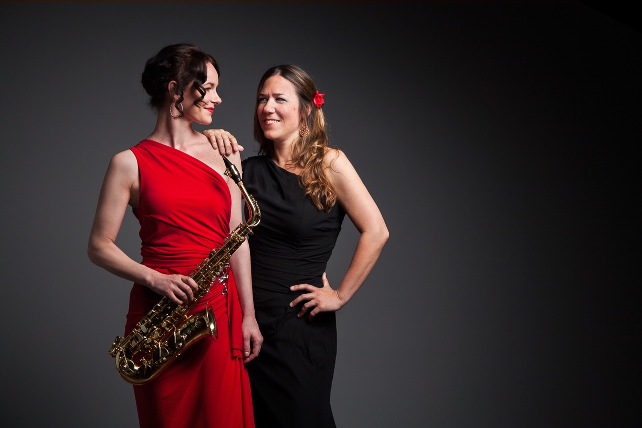 Miriam Dirr saxofoon en Carol Ruiz piano