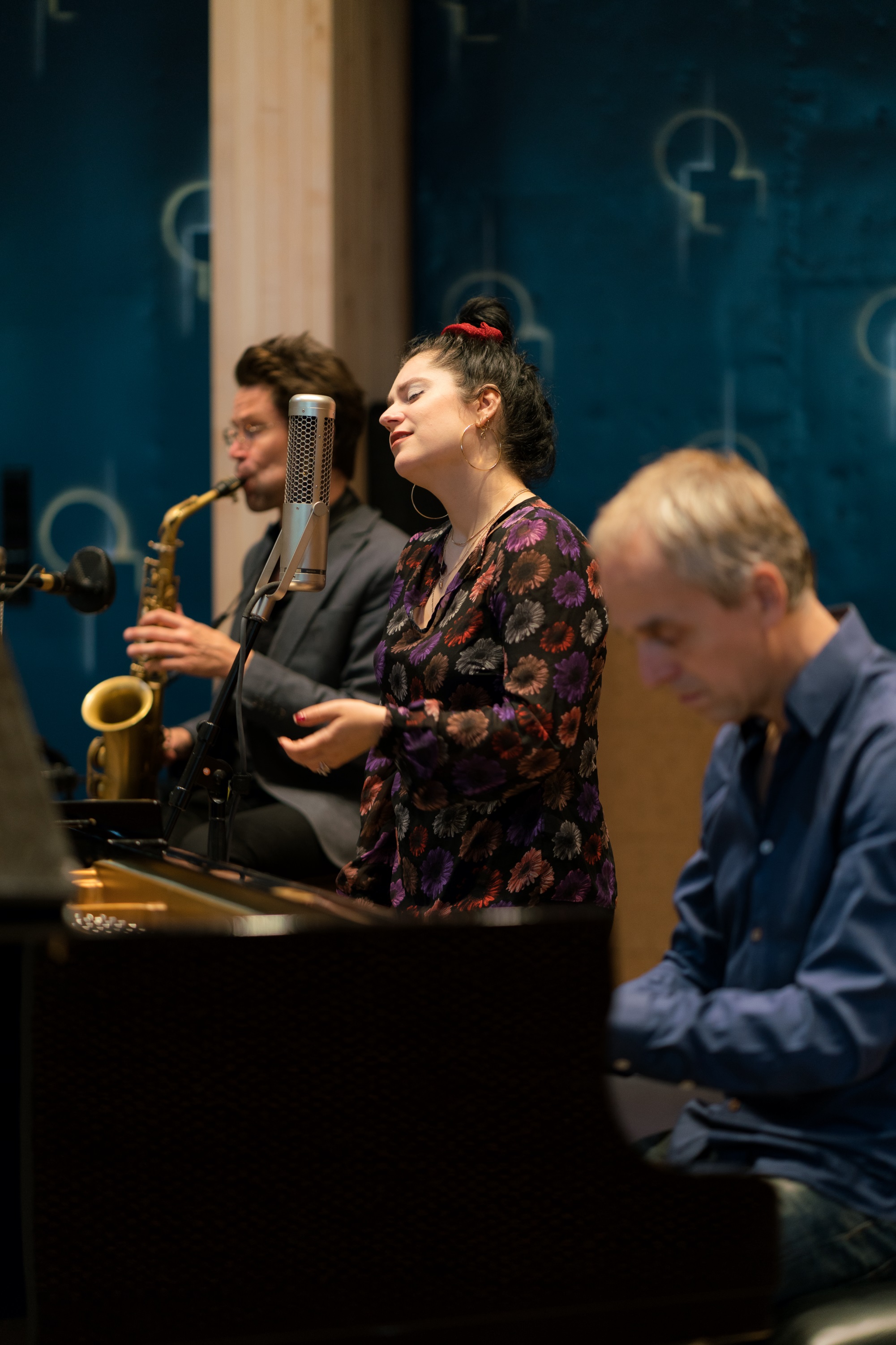 Met pianist Jeroen van Vliet en saxofonist Miguel Boelens