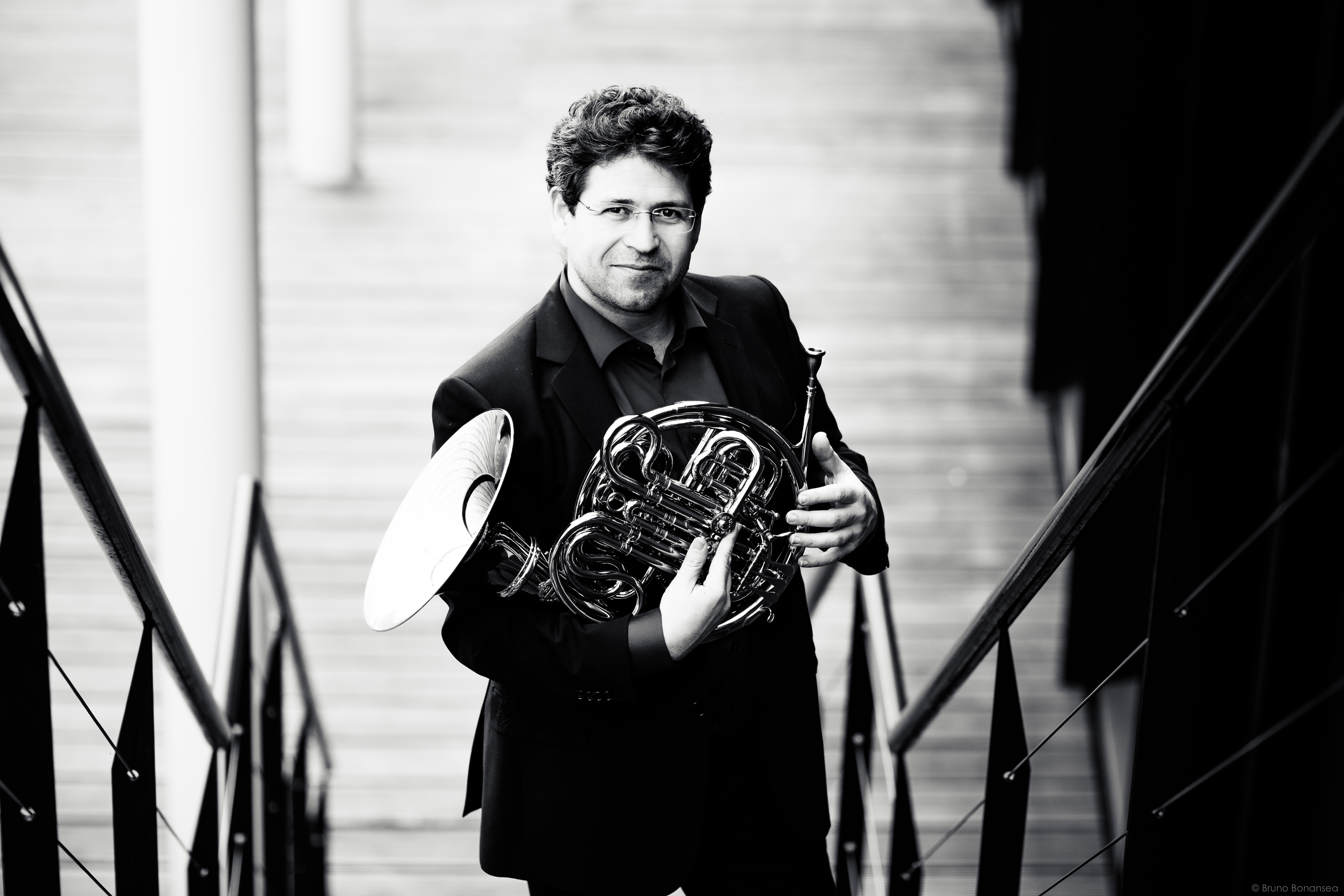 David Fernandez Alonso - hoorn, foto Bruno Bonansea
