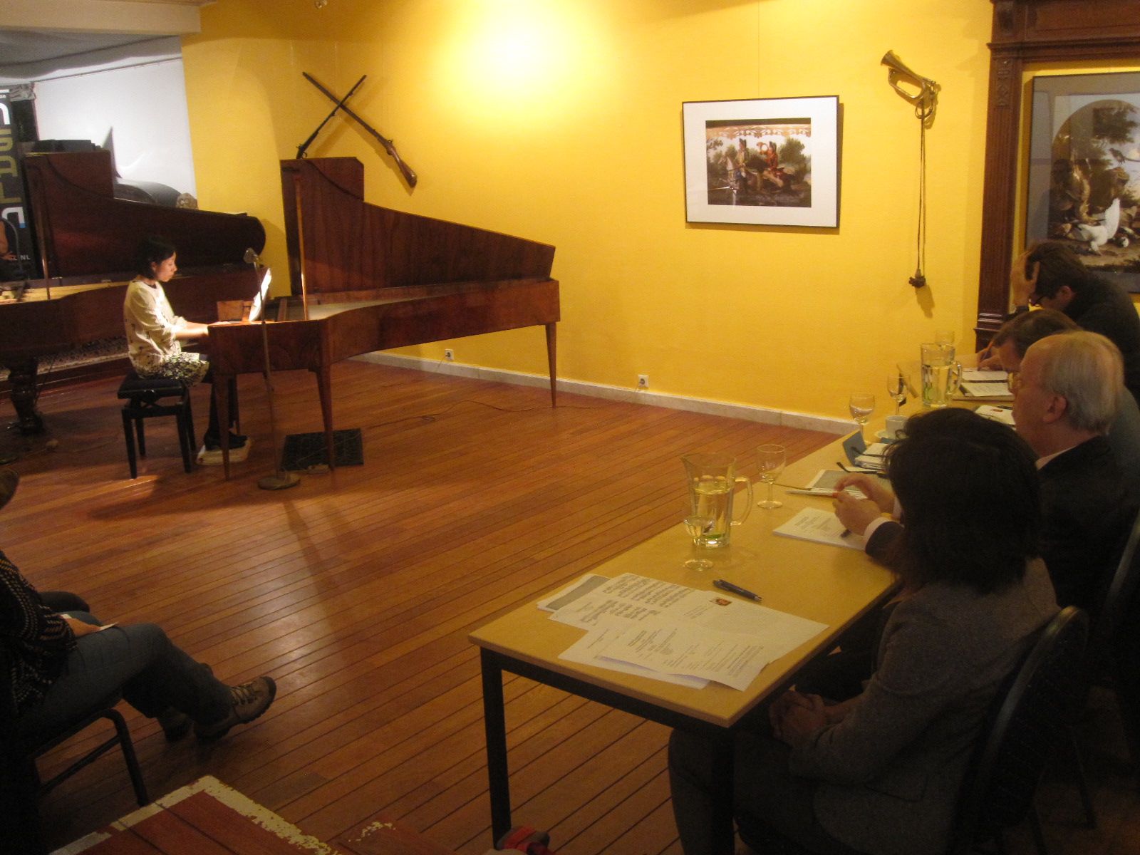 Geelvinck Fortepiano Concours  2014: Sayuri en juryleden