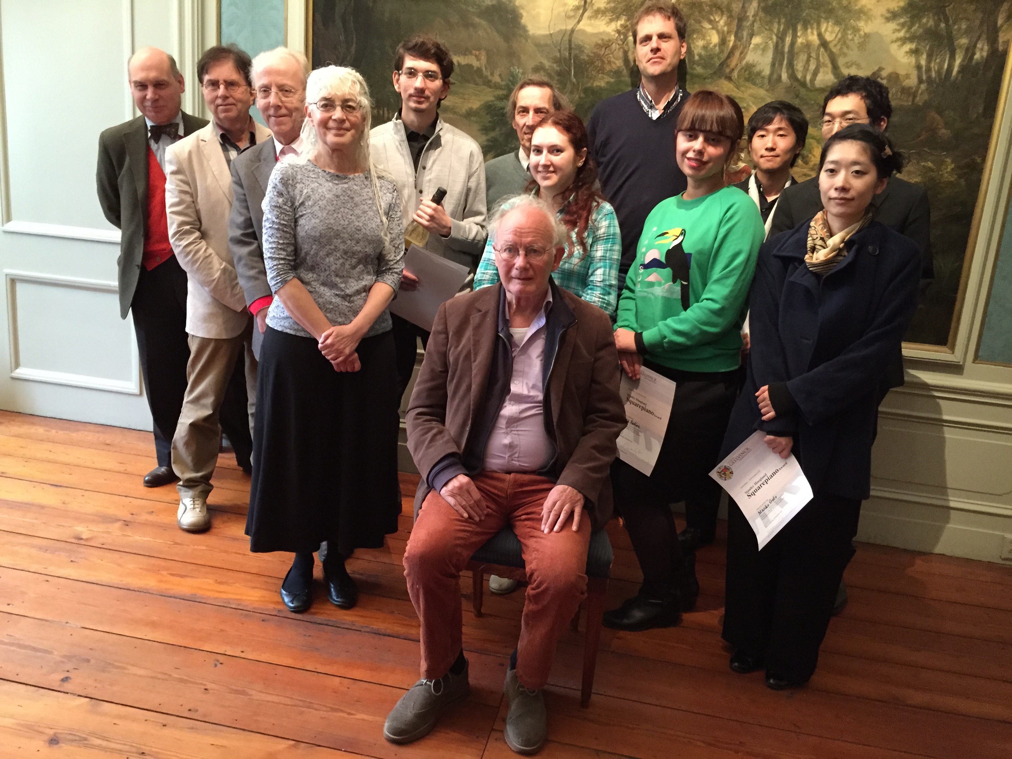 Geelvinck Fortepiano Festival 2015: Concoursdeelnemers, jury en Maestro Stanley Hoogland