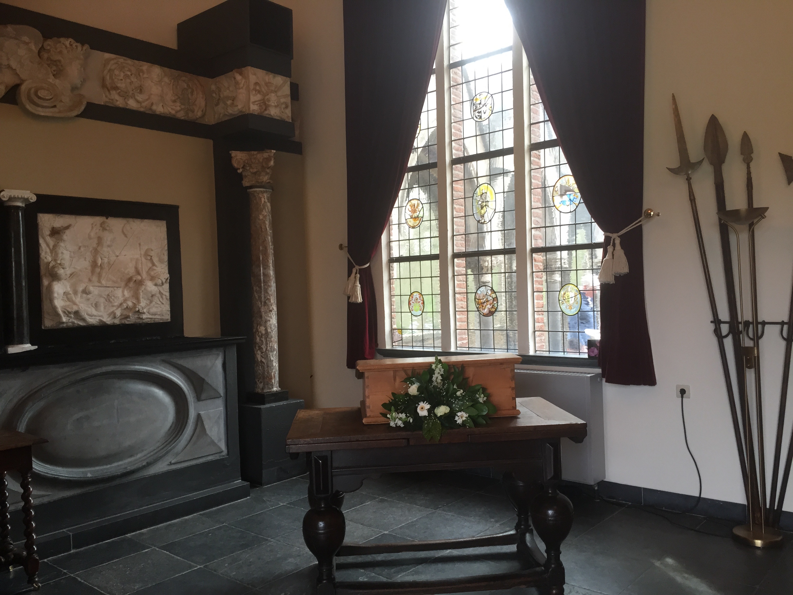 kasteel Heeswijk Wapenzaal rechterhoek