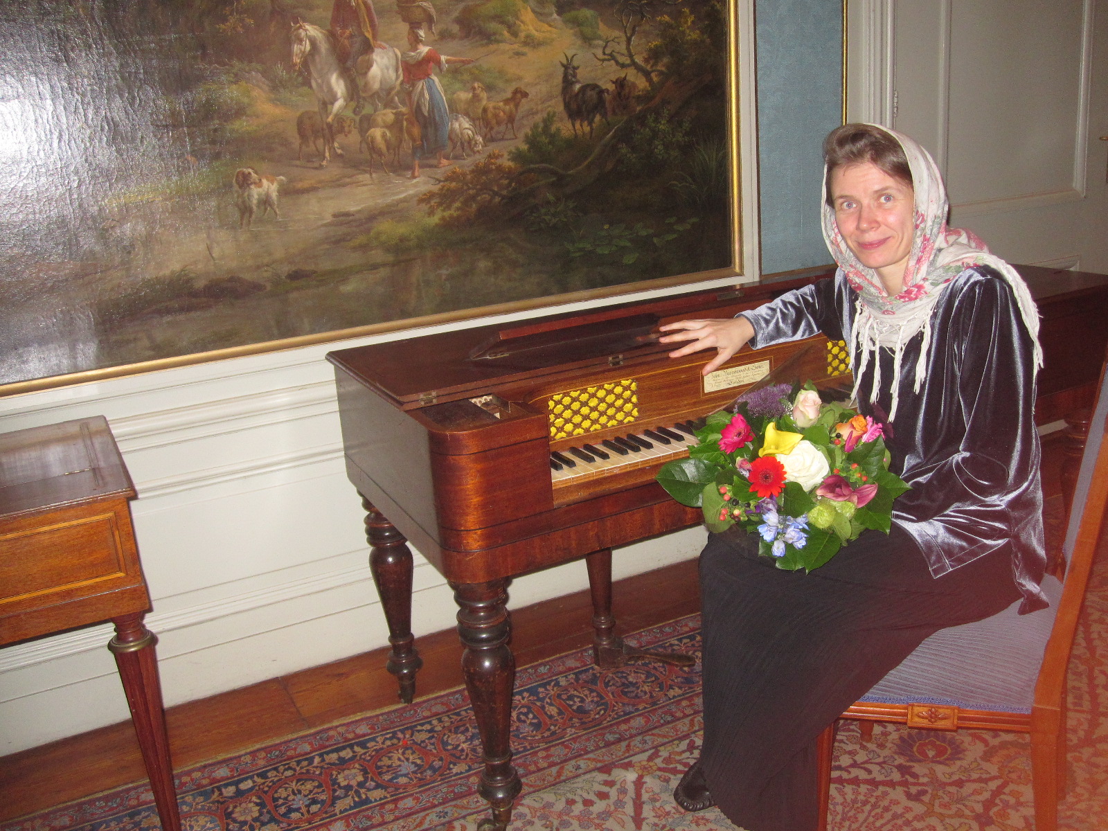 Anna Maria McElwain after concert, GFF 2014
