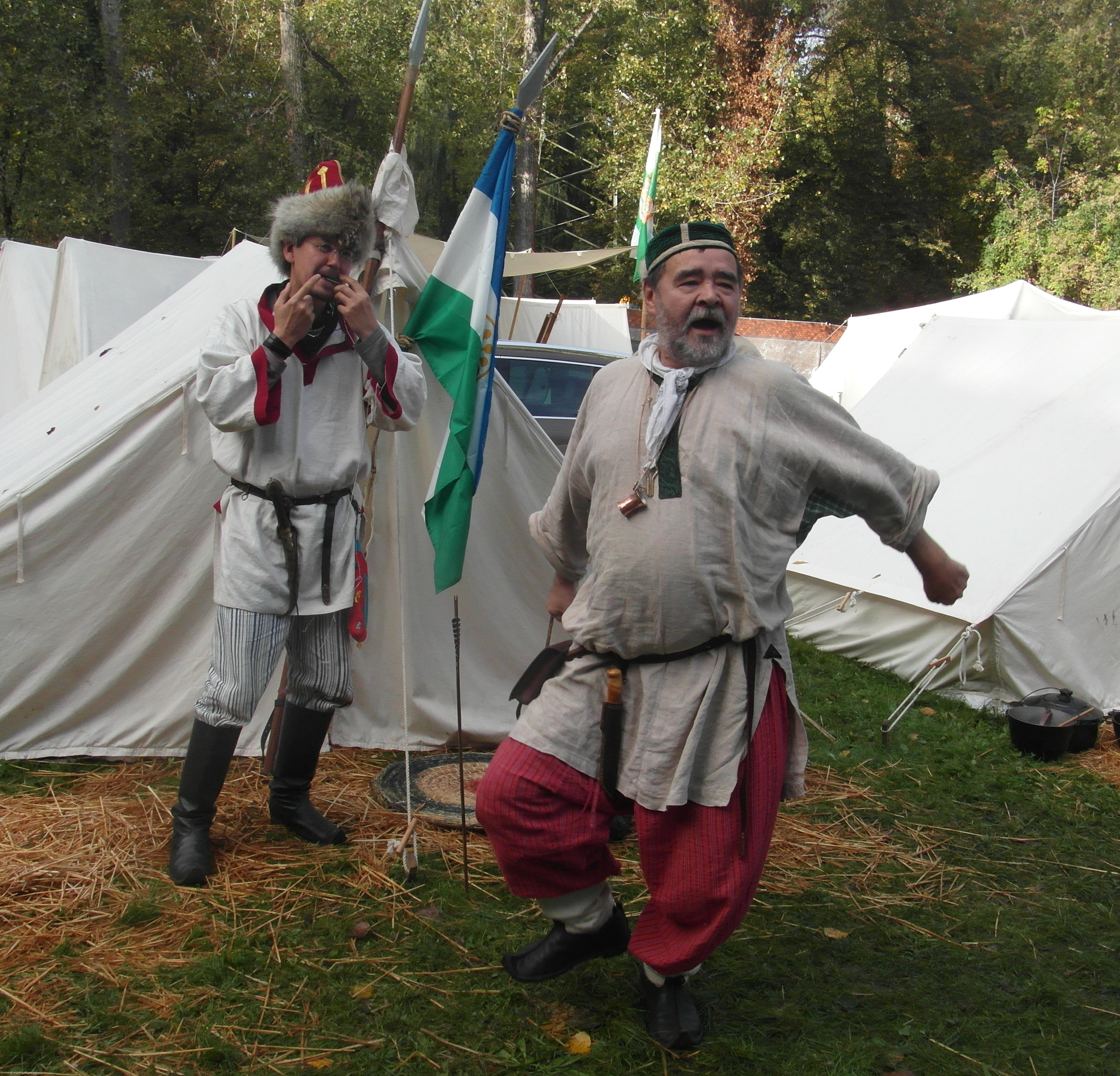 Irek Baichew - mouthharo and  Azat - Bashkir traditional dance