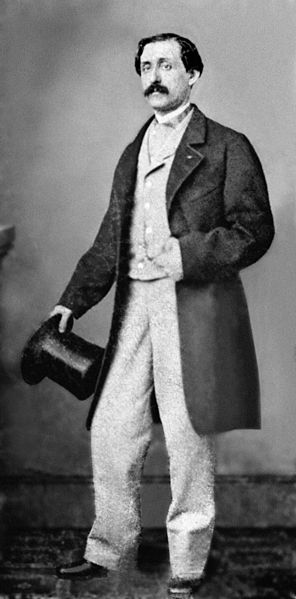 Louis Moreau Gottschalk - componist (1829 - 1869) , foto Matthew Brady