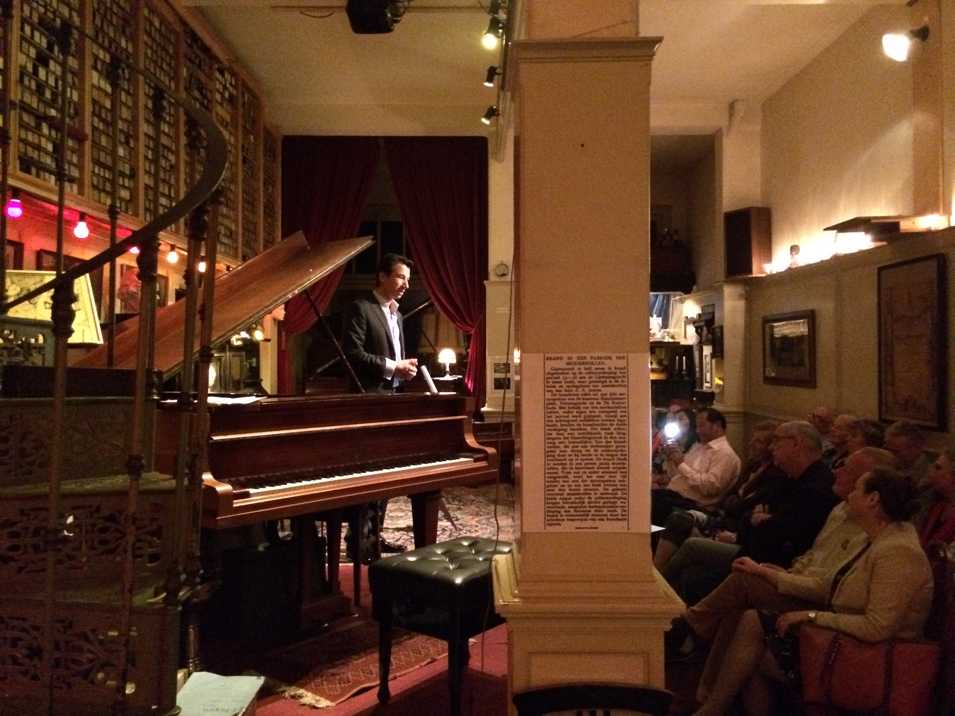 Remon, Masterclass Pianola Museum 2015 