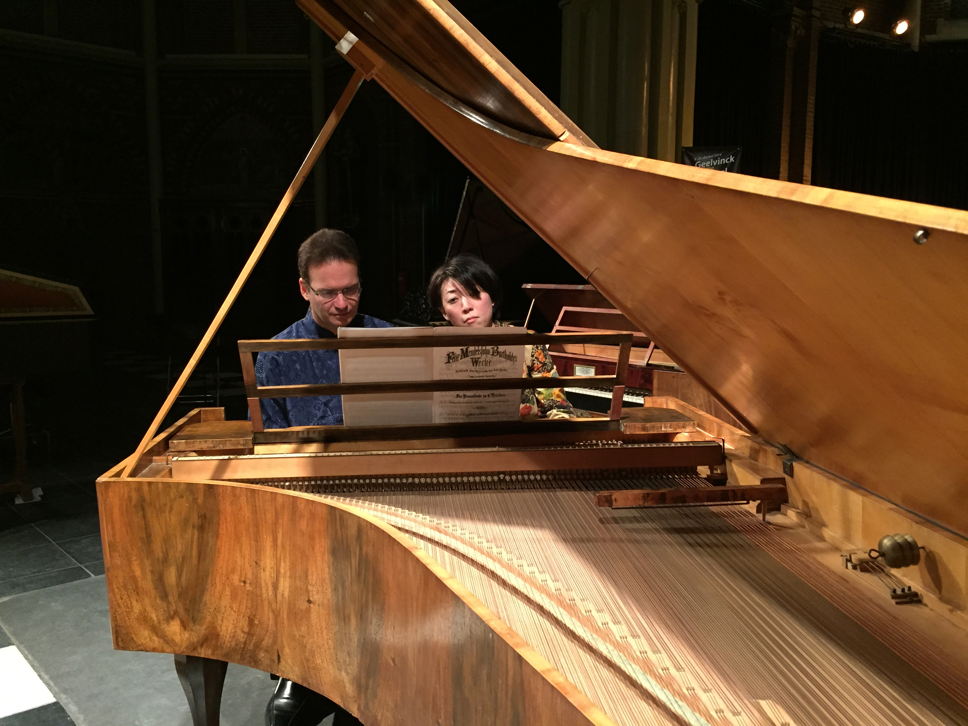 Megumi Tanno en Michael Tsalka in Geelvinck Fortepiano Festival 2014