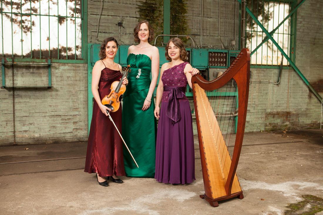 Merain Trio: Mirjam Rietberg (r) en Mieke Manschot (m), Sandra Wallner (l)