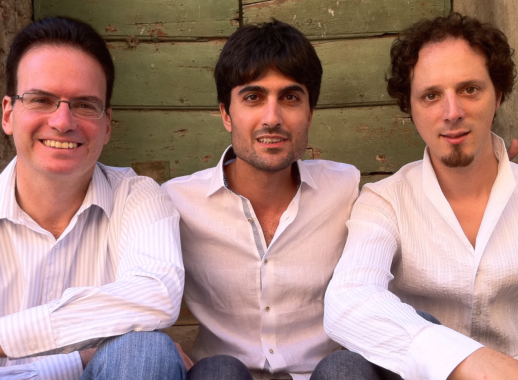vlnr: Michael Tsalka, Alon Sariel en Izhar Elias