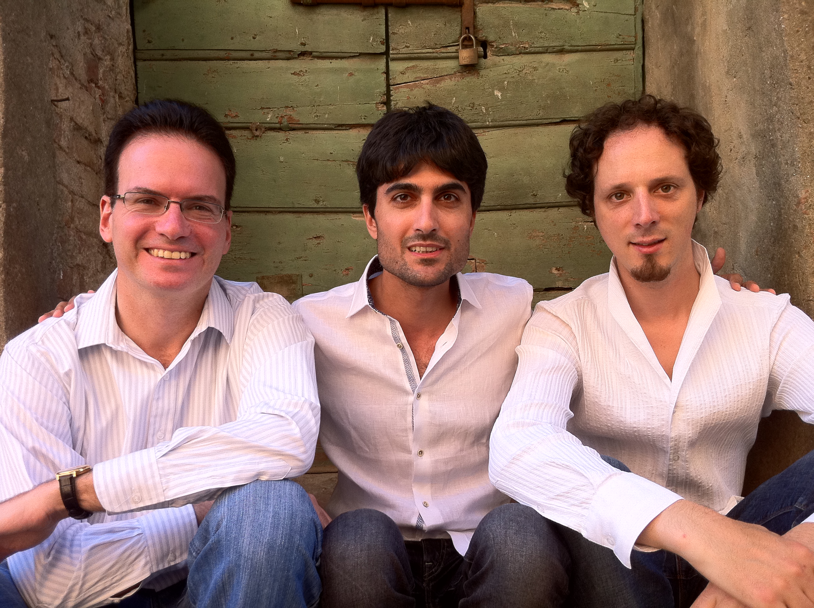 vlnr: Michael Tsalka, Alon Sariel en Izhar Elias