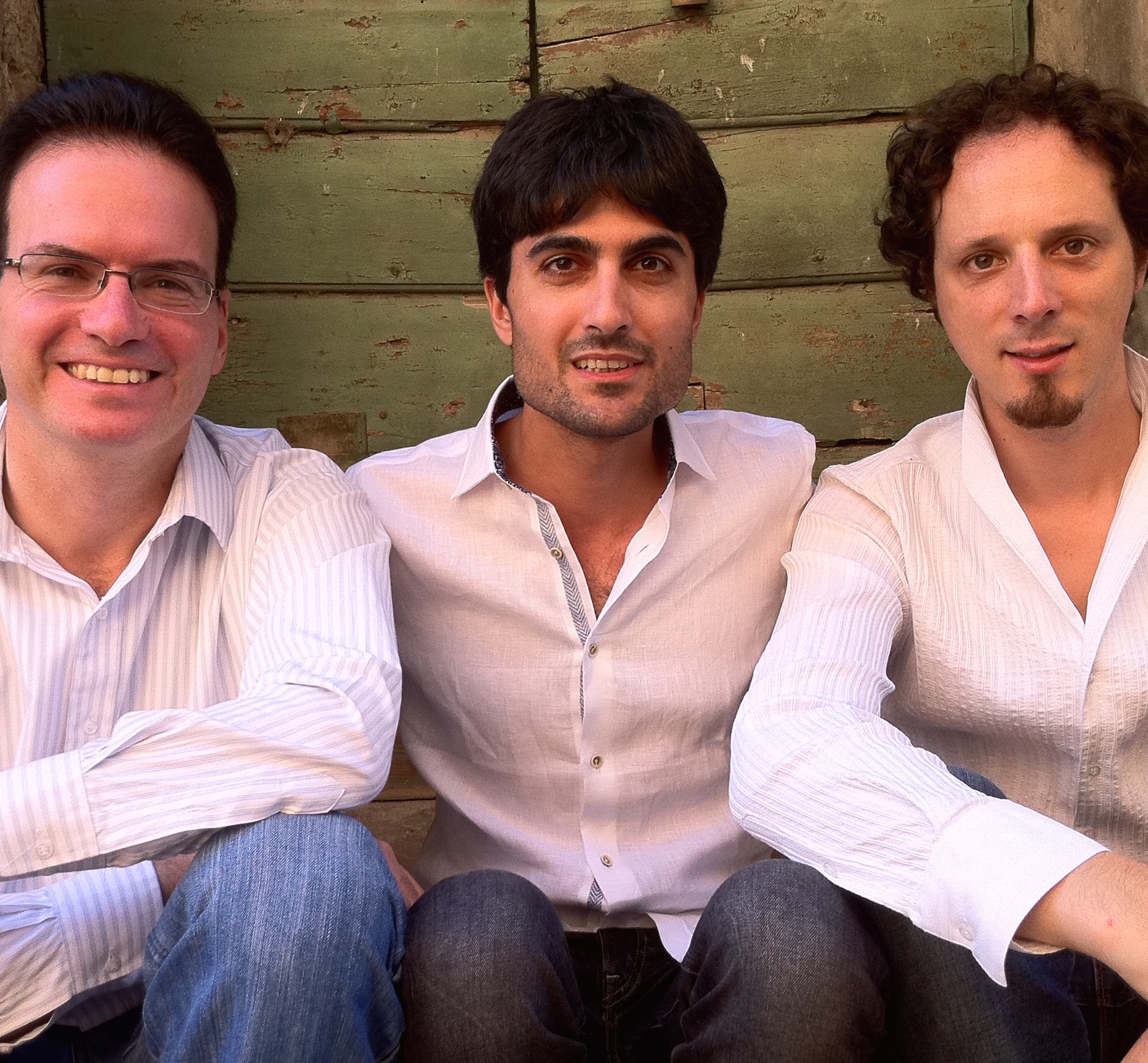 v.l.n.r. Michael Tsalka, Alon Sariel en Ishar Elias