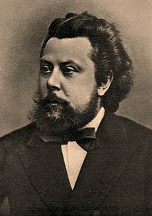 Modest Mussorgsky - componist (1839 - 1881)  foto 1880