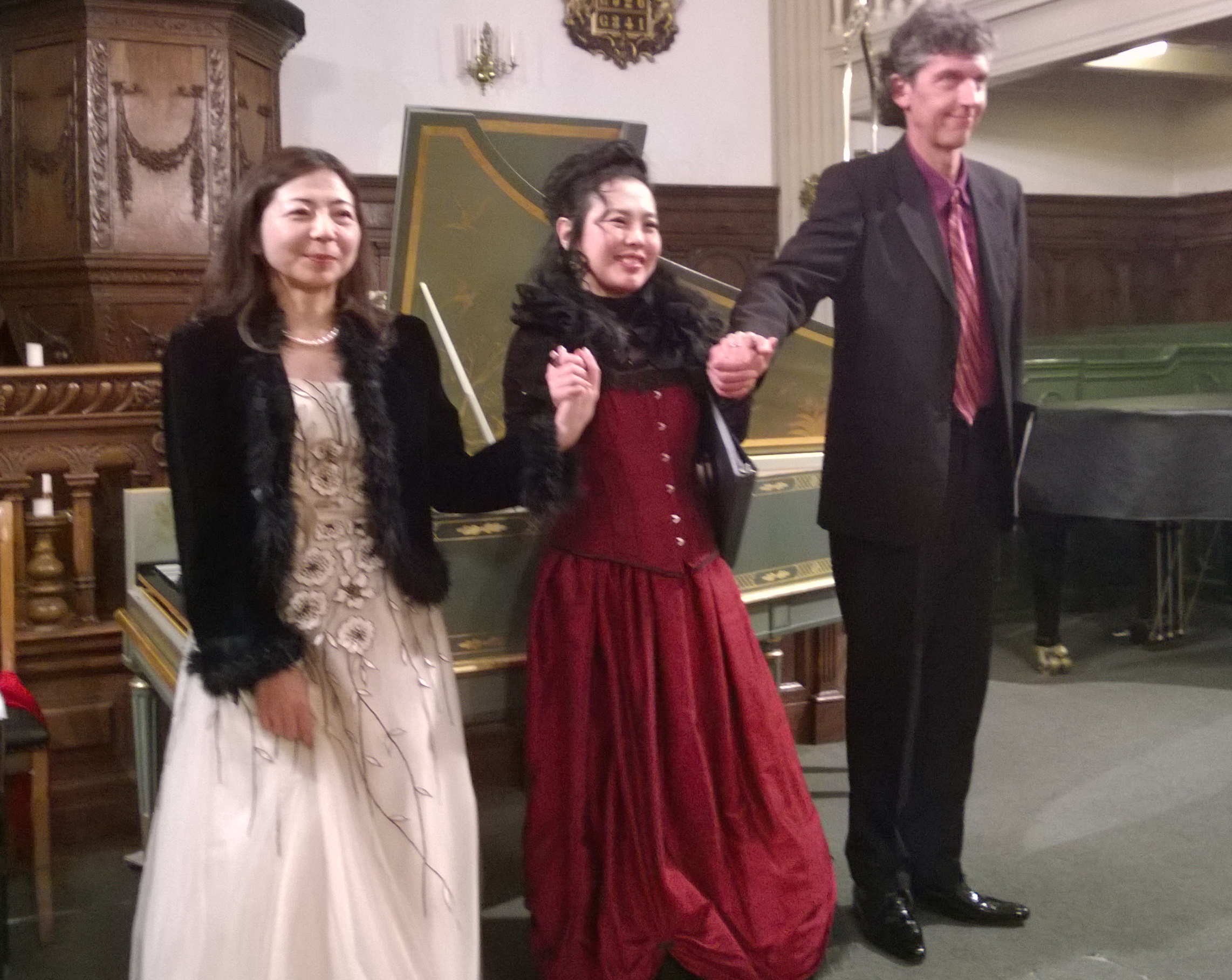 Ensemble 'Per Te': vlnr Noriko Amano, Utako Arakawa, Fernand Bernadi