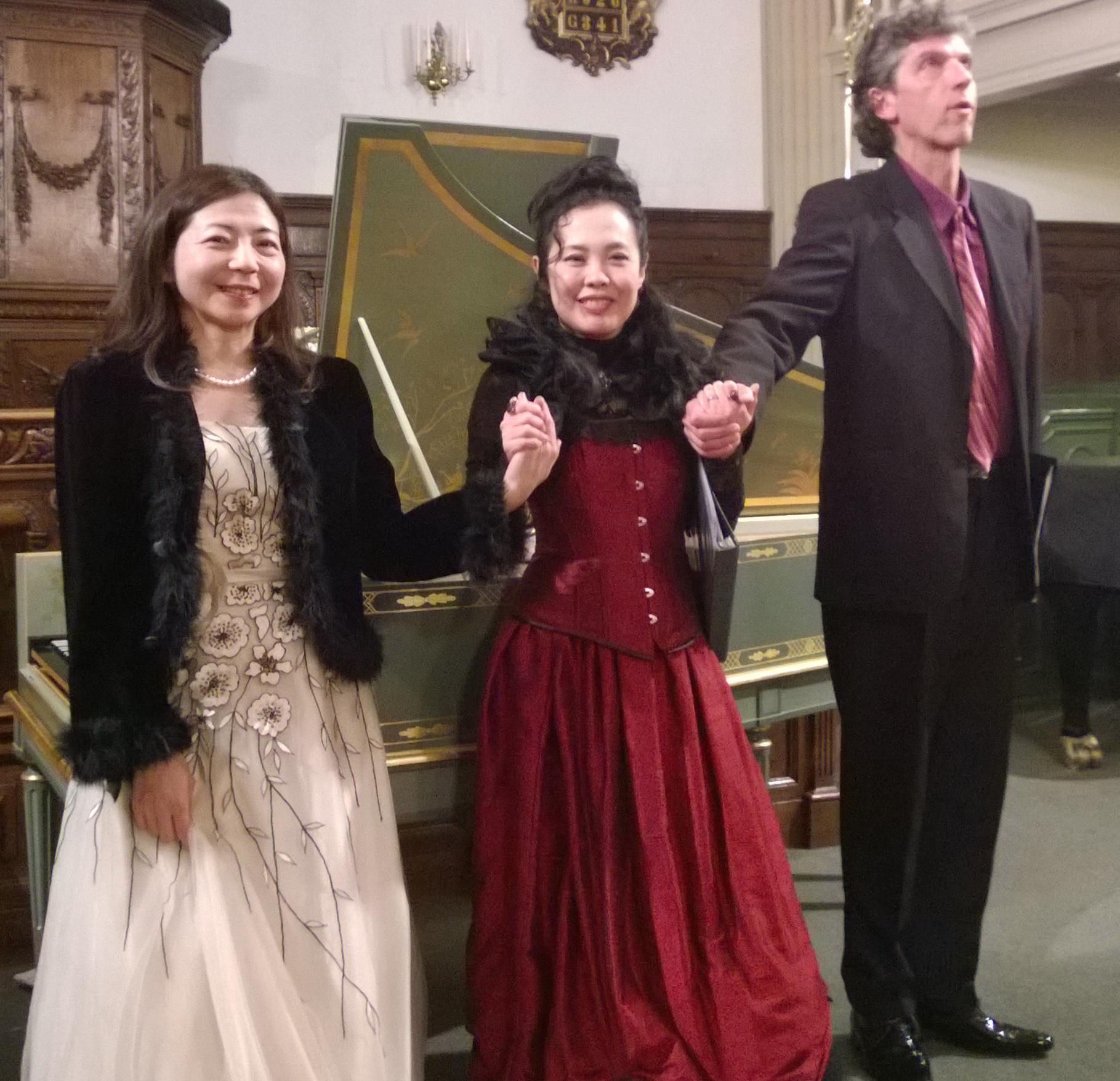 Ensemble 'Per Te': vlnr Noriko Amano, Utako Arakawa, Fernand Bernadi