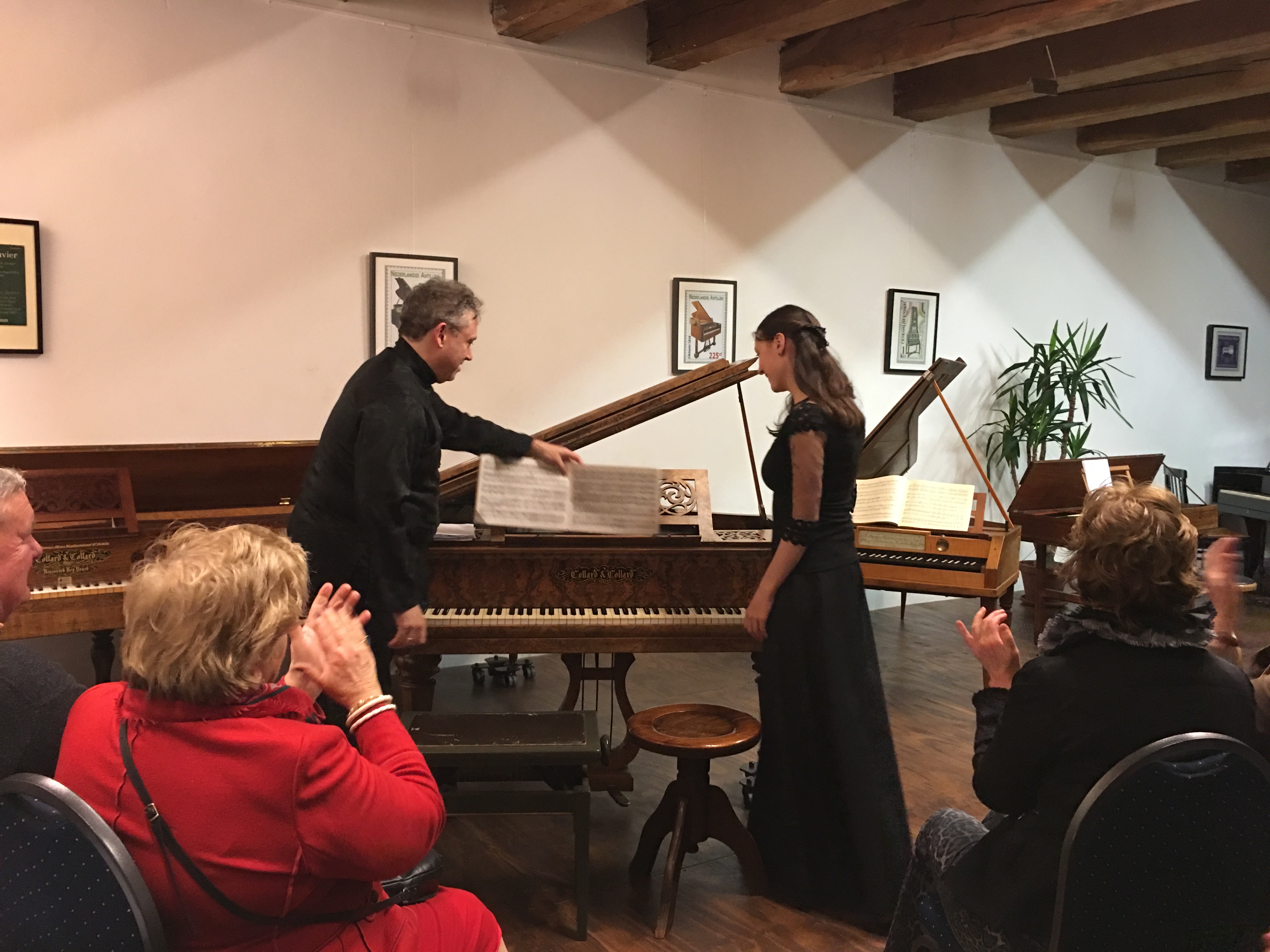 Richard Egarr & Alexandra Nepomnyashchaya in Muziek Museum Zutphen, december 2017