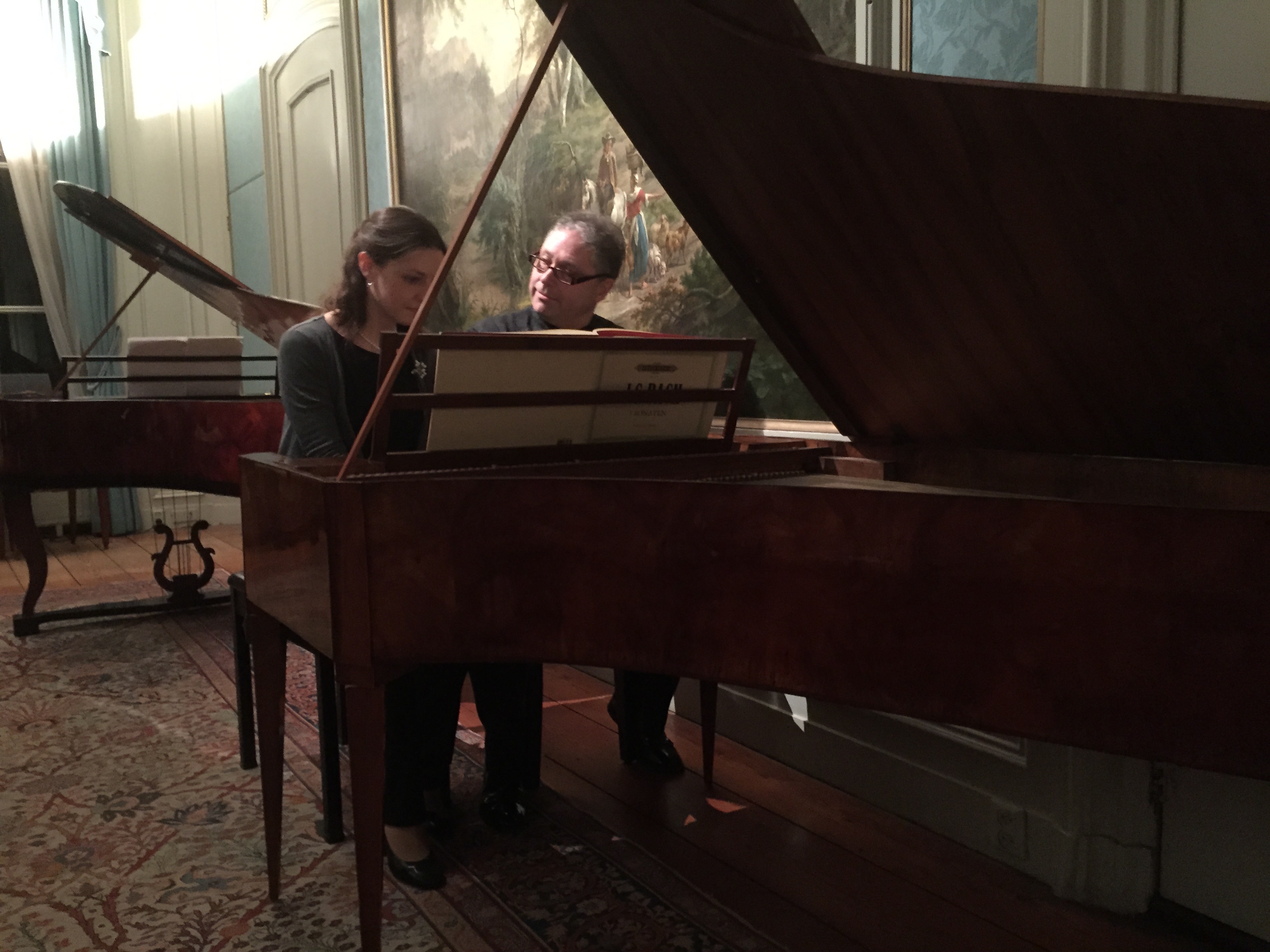 Richard Egarr & Alexandra Nepomnyashchaya, Geelvinck Hinlopen Huis, 20 dec. 2015 