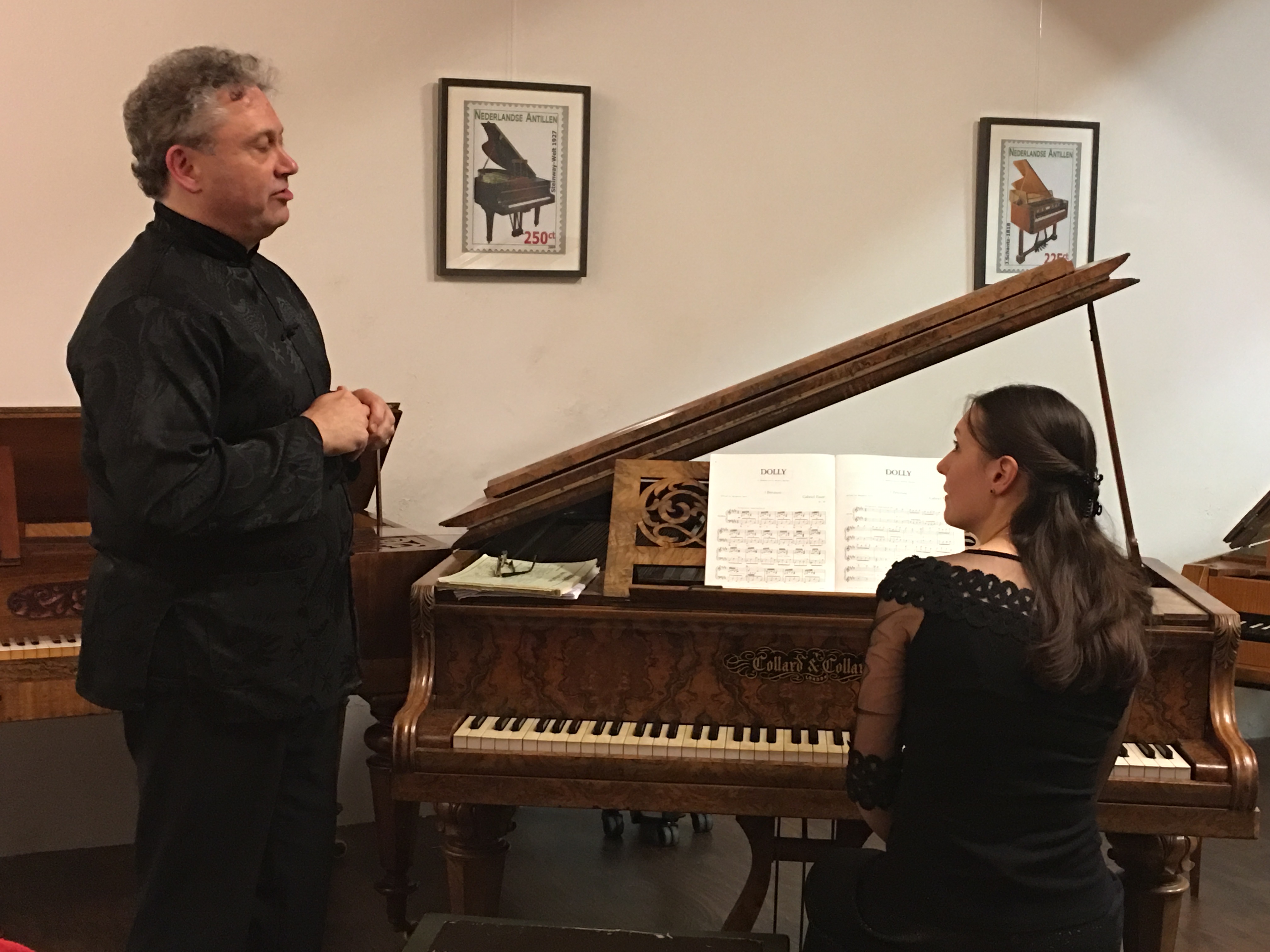 Richard Egarr & Alexandra Nepomnyashchaya in Muziek Museum Zutphen, december 2017