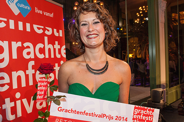 Rosanne van Sandwijk, Grachtenfestival 2014, foto Jeroen van Zijp