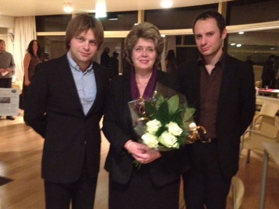 Sergey Smirnov, HE Mw. Elena Gritsenko en Dimitry Tsypkin