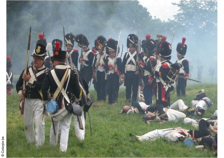 Slag bij Waterloo re-enactment