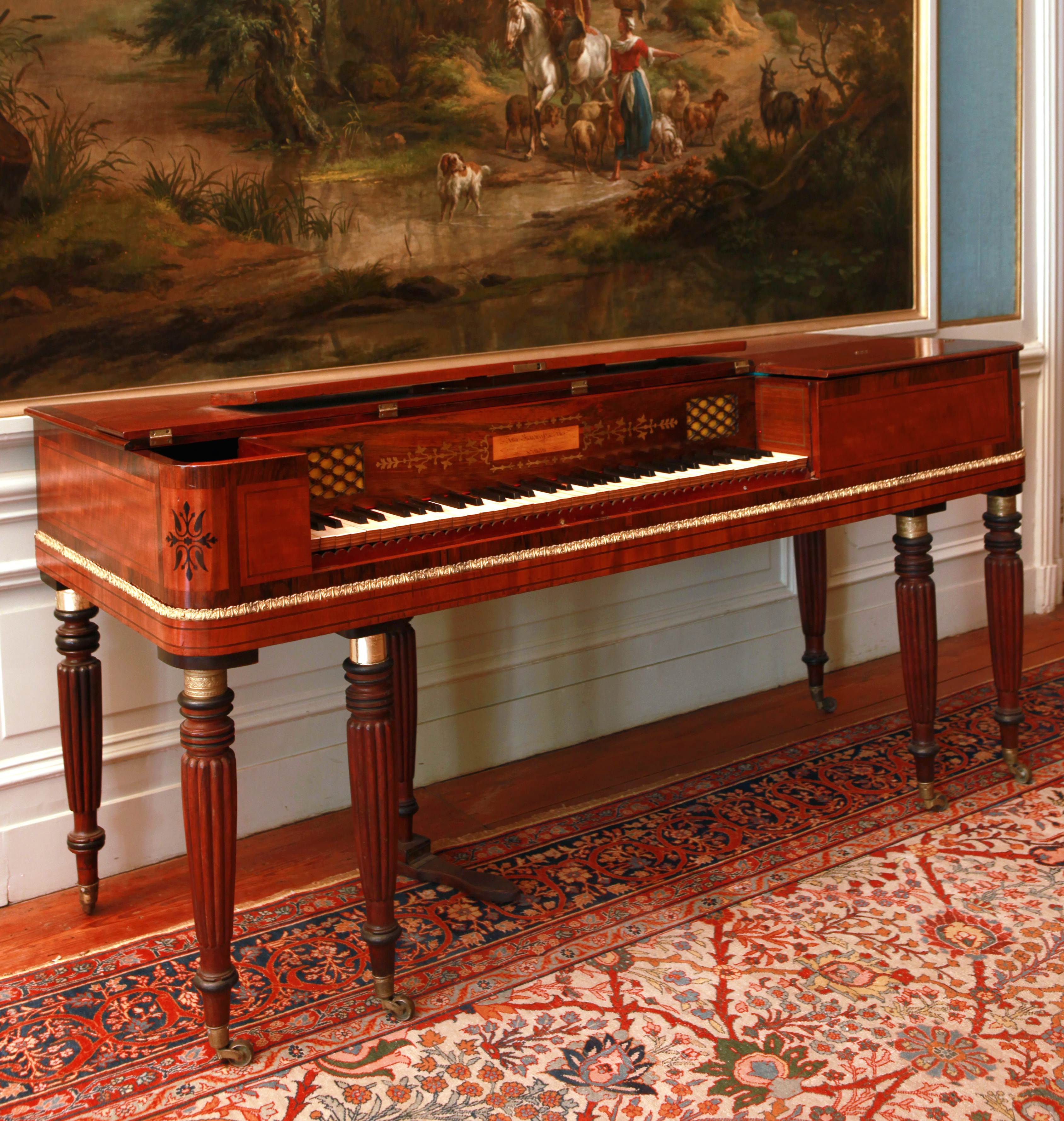tafelpiano Broadwood 1821 in Geelvinck Hinlopen Huis