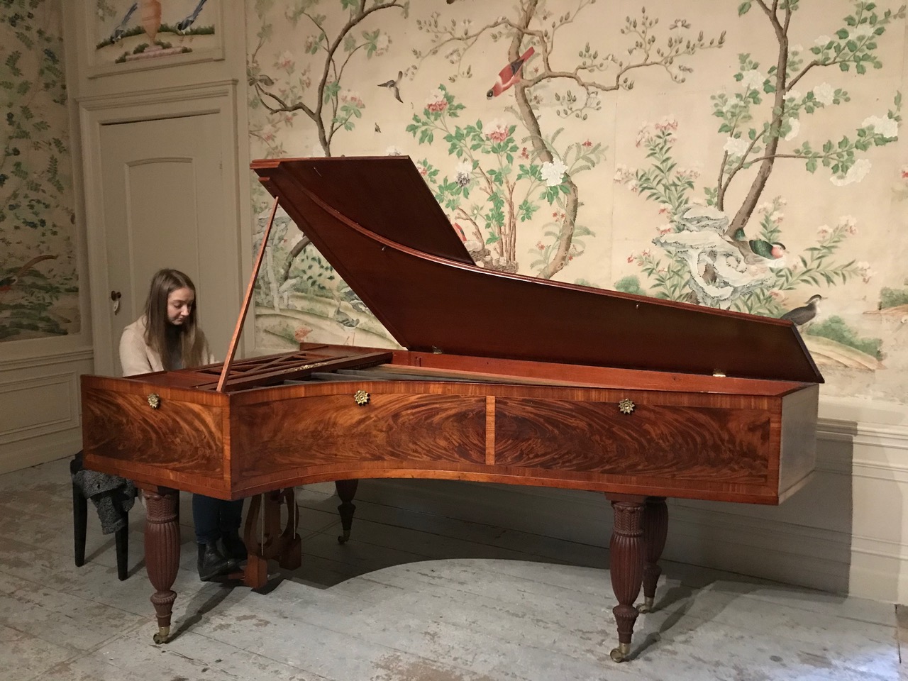 Aleksandra Swigut speelt op de Tischner op Oud Amelisweerd