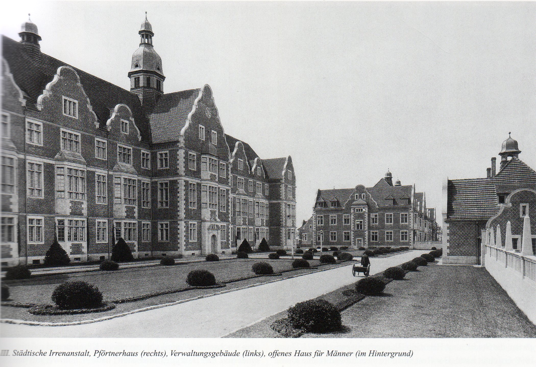 Voormalig psychiatrisch ziekenhuis: Städtische Irrenanstalt, Verwaltungsgebäude 1906, Buch / Berlin