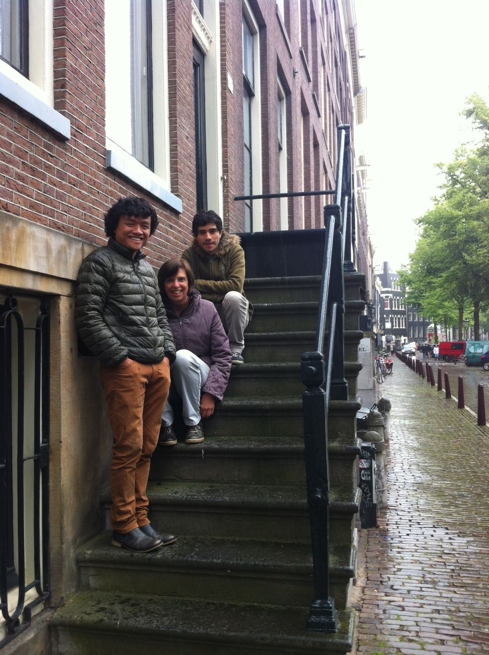 Ngo Hong Quang, Monique Copper en Felipe Ignacio Noriega in Amsterdam