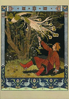 Russisch sprookje 'de Prins en de Vuurvogel'