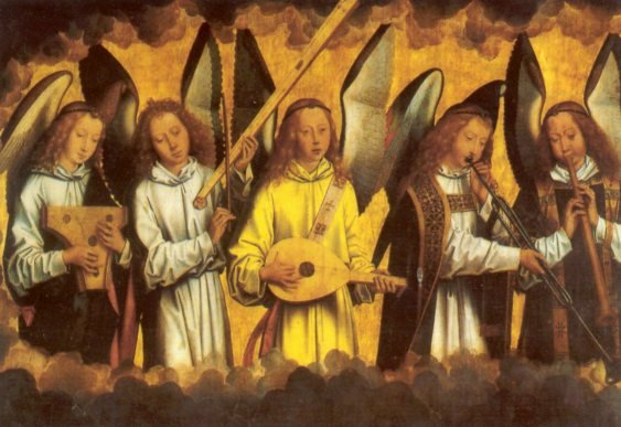 Musicerende engelen, Hans Memlinck, 1460, Museum Schone Kunsten, Antwerpen