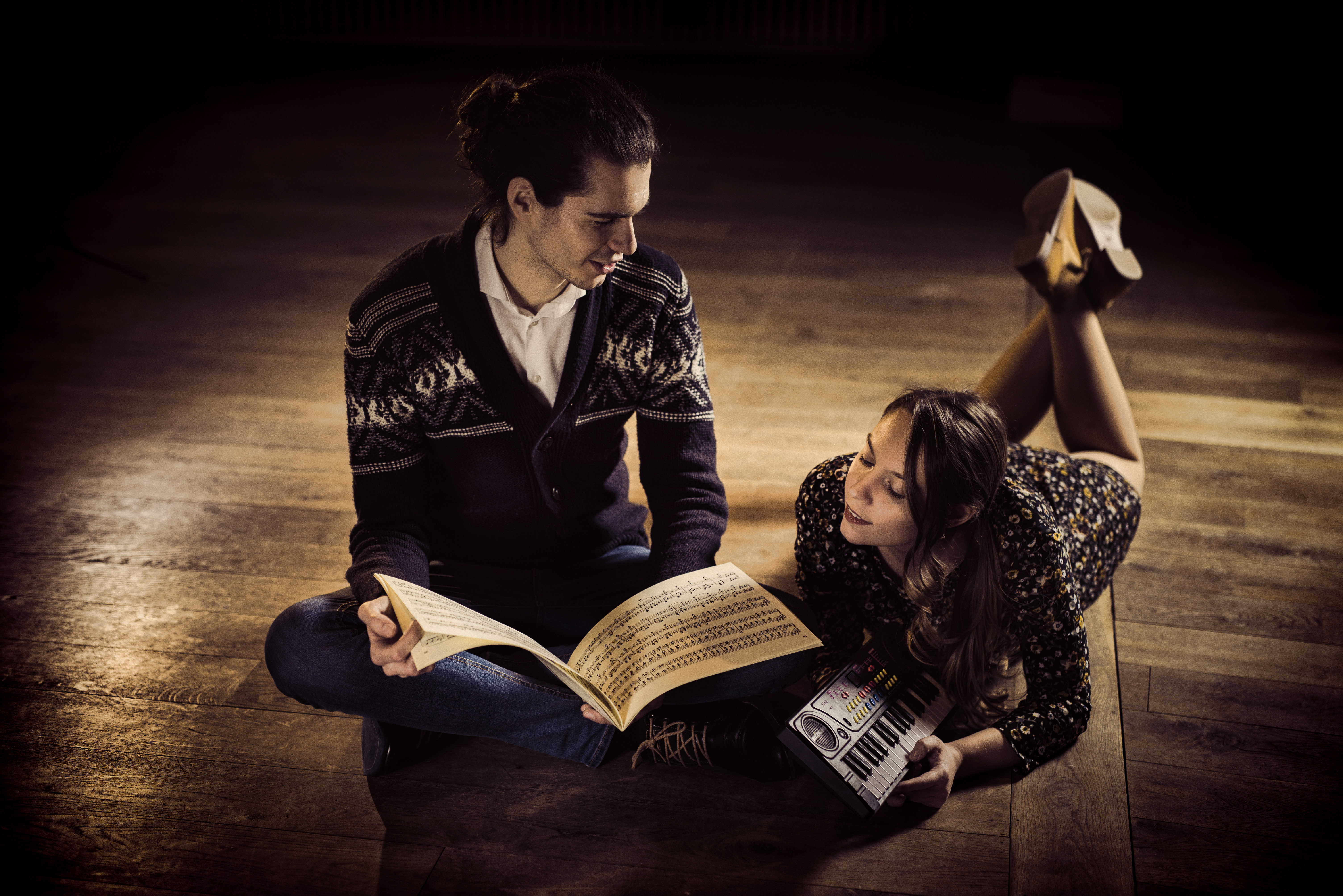 Elisabeth Crommelynck en Sander Meersman